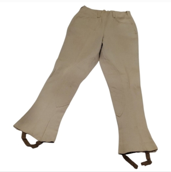 Equestrian Tan Boot Cut Flare Riding Pants Size 28 - Picture 14 of 14